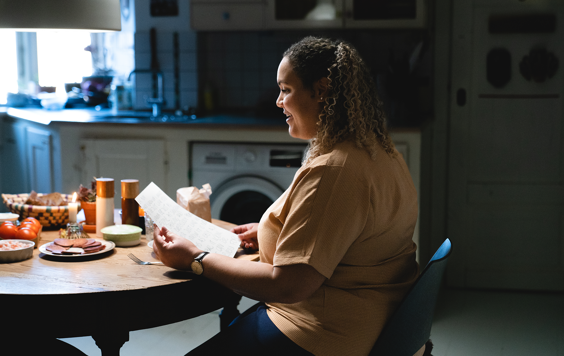 Woman speaking to doctor