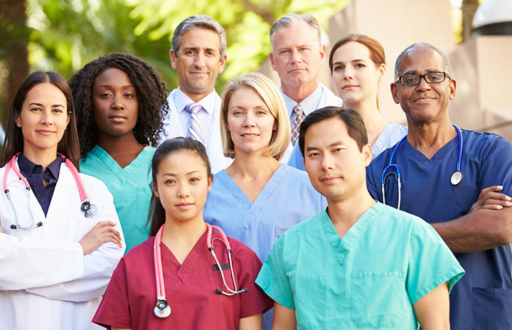 A group picture of several HCPs.